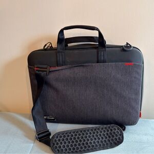 Black and Gray Laptop Bag